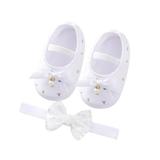 Little Child Shoes Soft Sole Toddler Shoes Hanging Pearl Cute Bow Princess Shoes Headband Set J11 Shoes Baby Girls Baby Tennis Shoes Girl 12 18 Months Size 1 Baby Girls Shoes Kids Girls Shoes Size 6