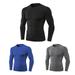 Htovila T-shirt Compression Men Thermal 3pcs Men s Sleeve Undershirt Base Layer Workout T-Shirt Tops Thermal Sleeve Undershirt Workout Tops Men s Sleeve Quick Sleeve T 3pcs Dry Workout T-Shirt ERYUE