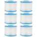 Pool Filter Cartridge 6pcs Swimming Pool Filter Spa Filter Replacement for Cartridge Type VI Filter Pump