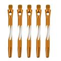 5pcs Aluminium Alloy Dart Shafts Darts Stems Throwing Fitting Standard Dart Rod Dart Shaft Supplies Professional Darts Shafts Set Dart Shaft Accessories Orange