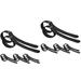 8 Pairs Shoes Traction Shoes Crampons Strap Climbing Shoes Crampons Supplies