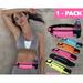 1 PCS Waterproof Sport Runner Waist Bum Bag Running Jogging Belt Pouch Zip Fanny Pack - Pink Color