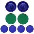 1set Air Hockey Pushers Pucks Paddles Replacement Accessories Air Hockey Game Table Attachment Supplies For Game Tables 76mm Blue