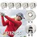 6/12/24x Golf Magnetic Hat Clip Ball Marker Hat Clip For Ball Marker Golf Gifts