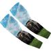 GZHJMY Women UV Sun Protection Arm Sleeves Cooling Sleeves Animal Natural Background Arm Cover Shield for Outdoor Sports Long Arm Cover for Indoor Outdoor