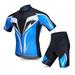 Lixada Cycling Jersey Breathable Quick-Dry Sleeve Men s Set Breathable Set Breathable Quick-Dry Shirt Padded MTB Quick-Dry Sleeve Shirt Sleeve Shirt Padded (XL)