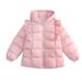 Winter Coats Kids Toddler Baby Boys Girls Solid Padded Jacket Winter Warm Clothes Outerwear Coat Youth Hunting Jacket Boys Jacket 12 Toddler Boy down Jacket No Hood Boys Winter Jackets Size 6-7