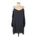 Cloth & Stone Casual Dress - Shift: Blue Stars Dresses - Women's Size Medium