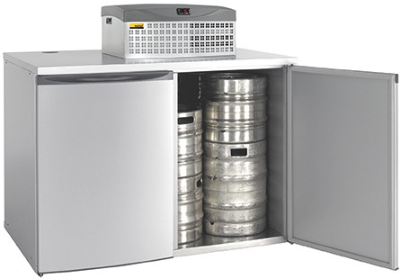 Nordcap Fasskühler FK 6-XL, 6 Fässer 50 l DIN-KEG oder EURO-KEG oder 12 Fässer 30 l DIN-KEG oder EURO-KEG, mit Maschinenaufsatz Image