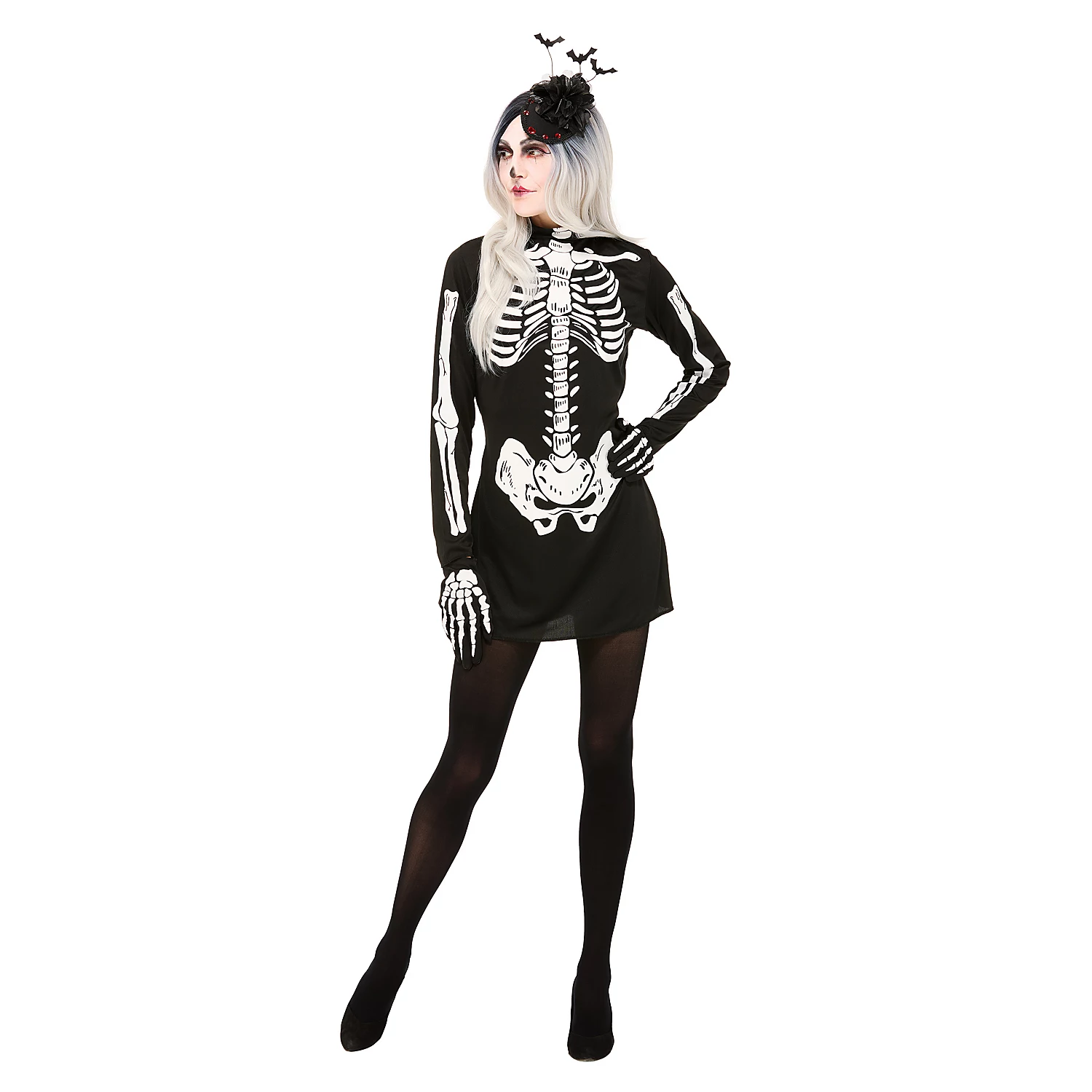 Kleid Skelett für Damen Image