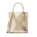 Michael Kors Bags | Michael Kors Mercer Extra-Small Patent Crossbody Bag Pale Gold $398 Nwt | Color: Gold | Size: Os