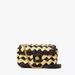 Kate Spade Bags | Kate Spade Evelyn Striped Crochet Raffia Small Shoulder Crossbody, Black Multi | Color: Black/Tan | Size: Os