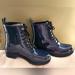 Michael Kors Shoes | Michael Kors Tavie Navy Combat Rain Bootie 7 | Color: Blue | Size: 7