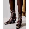 Free People Shoes | Free People Brayden Western Boots Size 8 Or 38 Nwt | Color: Black/Green | Size: 8