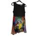 Disney Dresses | Disney Beauty & Beast Skater Flowy Lined Dress Youth Sz Xl | Color: Black/Blue | Size: Youth