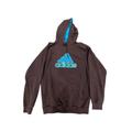 Adidas Shirts | Mens Vintage Adidas Pullover Hoodie Blue And Black Embroidered Logo Large L | Color: Black/Blue/Red | Size: L