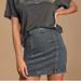 Free People Skirts | Free People Modern Gray Femme Denim Mini Skirt (Size 4) | Color: Gray | Size: 4