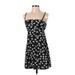 Skylar + Madison Casual Dress: Black Floral Dresses - Women's Size Small