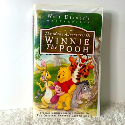 Disney Cameras, Photo & Video | 3 For 15 The Many Adventures Of Winnie The Pooh - Masterpiece - Vhs 1996 | Color: Gold | Size: Os