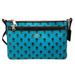 Coach Bags | Coach F38159 Teal & Black Floral Cross Body Euc With Coa | Color: Black/Blue | Size: Os