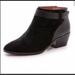 Madewell Shoes | Madewell The Charley Collar Stud Ankle Boots Black Leather Suede, Size 8.5 | Color: Black | Size: 8.5