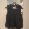 Michael Kors Jackets & Coats | Michael Kors Faux Fur Black Vest | Color: Black | Size: Xs