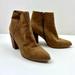 Nine West Shoes | Nine West Camel Suede Kirby Ankle Boot, 9.5 | Color: Brown/Tan | Size: 9.5