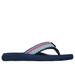 Skechers Women's Relaxed Fit: Asana - Vacationer Sandals | Size 6.0 | Navy | Textile | Vegan