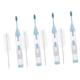 ULTECHNOVO Denture Tooth Brush 4pcs Toothbrush Manual Toothbrush Sensitivity Stain Sensitive Bracket Travel Toothbrush Braces Toothbrush Portable Pctg Toothbrush Set Denture Cleaning Brush