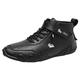 Black White Shoes Men's Sports Shoes Trendy Design for an Active Lifestyle High Trainers Sports Shoes Men, black, 7 UK