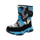 HANXIULIN Wellington Boots Children's 39 Children's Shoes Camouflage Snow Boots Girls Outdoor Boots Waterproof Warm Boots Cotton Snow Boots Winter Shoes 32 Waterproof, blue, 5 UK Child