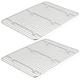 TeamFar Cooling Rack Set of 2, Stainless Steel 16.5’’ x 11.5’’ Baking Rack for Oven Cooking Roasting Grilling, Wire Rack for Cooling Cookies, Fits Half Sheet Pan, Healthy & Durable, Dishwasher Safe