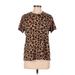 n:Philanthropy Short Sleeve T-Shirt: Brown Tops - Women's Size Medium