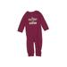 Carter's Long Sleeve Outfit: Burgundy Bottoms - Size 12 Month