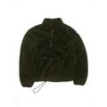 No Boundaries Fleece Jacket: Green Solid Jackets & Outerwear - Kids Boy's Size Large