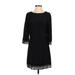 Maria Bianca Nero Cocktail Dress - Shift: Black Dresses - Women's Size Small