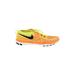 Nike Sneakers: Orange Print Shoes - Women's Size 8 1/2 - Almond Toe