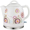 DameCo Kettles Ceramic Electric Kettle Cordless Water Teapot, Teapot-retro 1.2L Jug Fast (Color : A) interesting