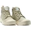 Schnürboots PALLADIUM "PAMPA HI ZIP ORGANIC", Gr. 39, beige, Textil, sportlich, Schuhe