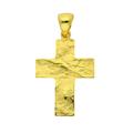 Kette mit Anhänger ADELIA´S "333 Gold Kreuz Anhänger" Halsketten Gr. Gelbgold 333, goldfarben (gold> <) Damen Ketten mit Anhänger