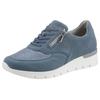 Schnürschuh WALDLÄUFER "K-RAMONA-Soft", Damen, Gr. 7,5 (41), blau (jeansblau), Nubukleder, Textil, sportlich, Schuhe, Freizeitschuh, Halbschuh mit Orthotritt-Ausrüstung, K-Weite