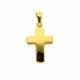 Kette mit Anhänger ADELIA´S "585 Gold Kreuz Anhänger" Halsketten Gr. Gelbgold 585, goldfarben (gold) Damen Ketten mit Anhänger