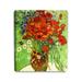 DECORARTS Red Poppies & Daisies, Vincent Van Gogh Art Reproduction. Giclee Canvas Prints Wall Art Canvas | 24 H x 20 W x 0.75 D in | Wayfair