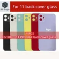 Lot de 10 coques arrière en verre pour iPhone pour modèles X Poly XS Max 11 PRO 12 13 14PRO