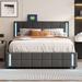 Brayden Studio® Dalaya Wood Platform Storage Bed Upholstered/Linen in Gray | 43.3 H x 64.6 W x 84 D in | Wayfair 2AEC203AE8144414853C85A33E8C5373