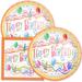 The Holiday Aisle® - Happy Birthday 20 Paper Plates & 20 Napkins 20 9" - Total 40 (Birthday) | 5.63 W x 1.22 D in | Wayfair