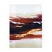 Wrought Studio™ Alyson Storms Abstract Sunset 3 Canvas Art Canvas, Cotton in Black/Red/Yellow | 24 H x 18 W x 2 D in | Wayfair