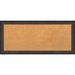 Amanti Art Dappled Wall Cork Small Framed Bulletin Board Wood/Cork in Black | 15 H x 33 W x 1 D in | Wayfair A14008280897