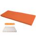 Latitude Run® 2” Thickness Eggshell Foam Massage Breathable 50D High-Resilience Functional Bench Outdoor Cushion in Orange | 2 H x 68 W x 33 D in | Wayfair