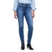 High Waist Stovepipe Jeans